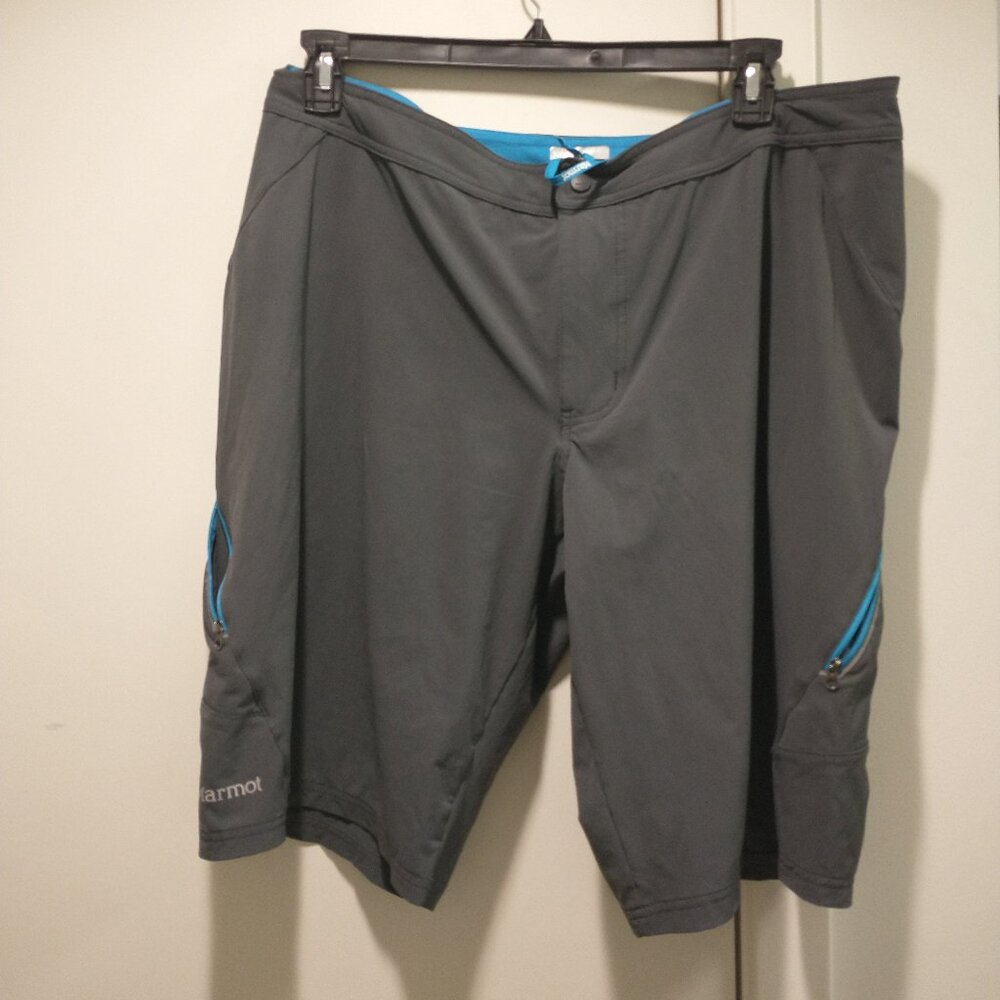 Marmot Men's hiking shorts 36" waist Gray Nylon/Elastane
